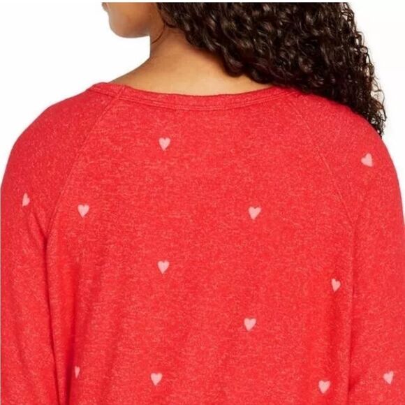 Buffalo Red Heart pattern soft Sweater size M - Picture 2 of 10